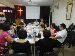 Meeting at Taichung Church - 2